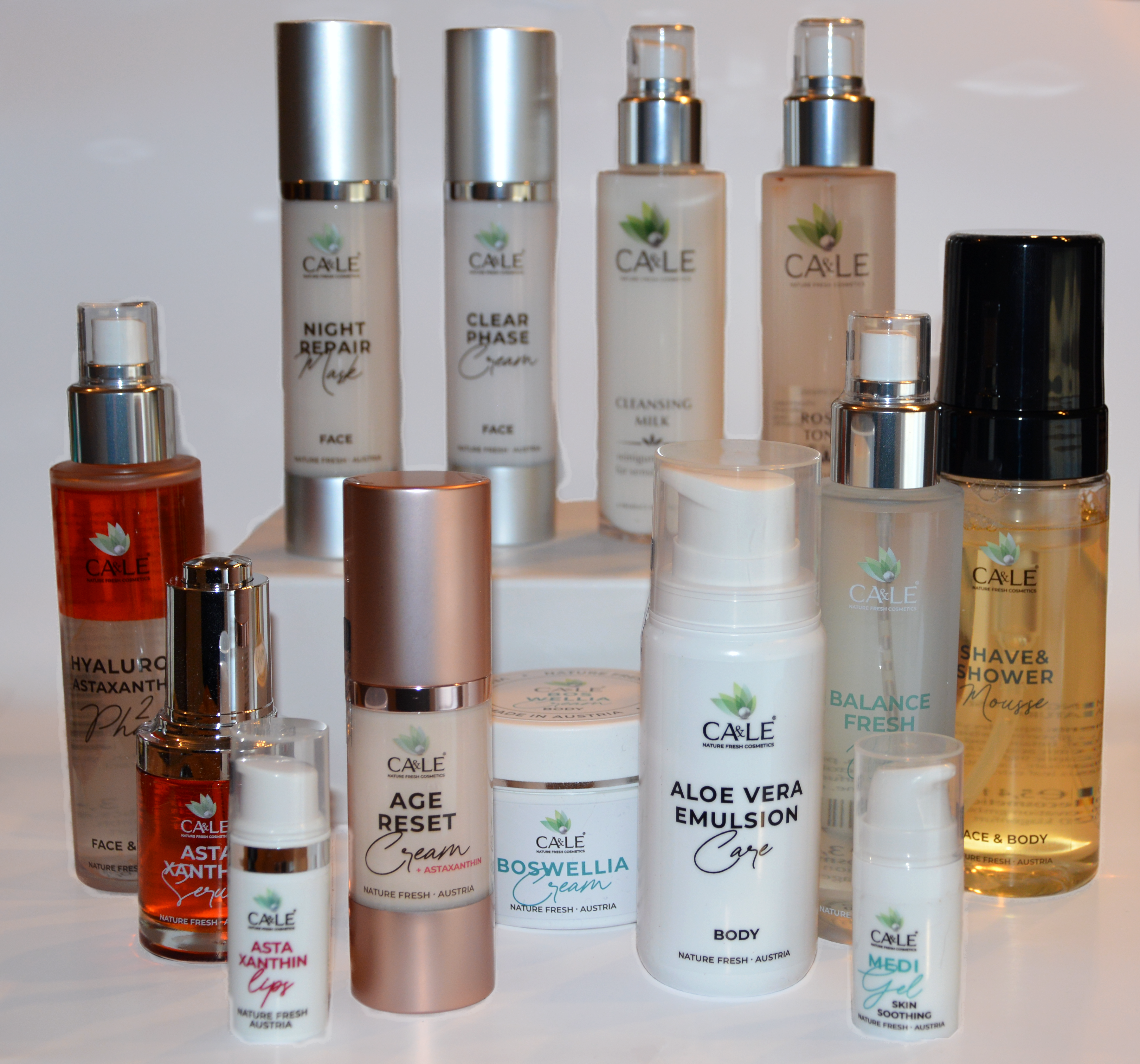 CA & LE Cosmetics Produktreihe